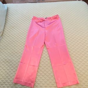 GAP Copped Wide- Leg Satin-y Trousers